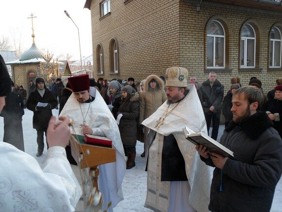 Праздник Крещения в Свято-Николаевском соборе 2011 год