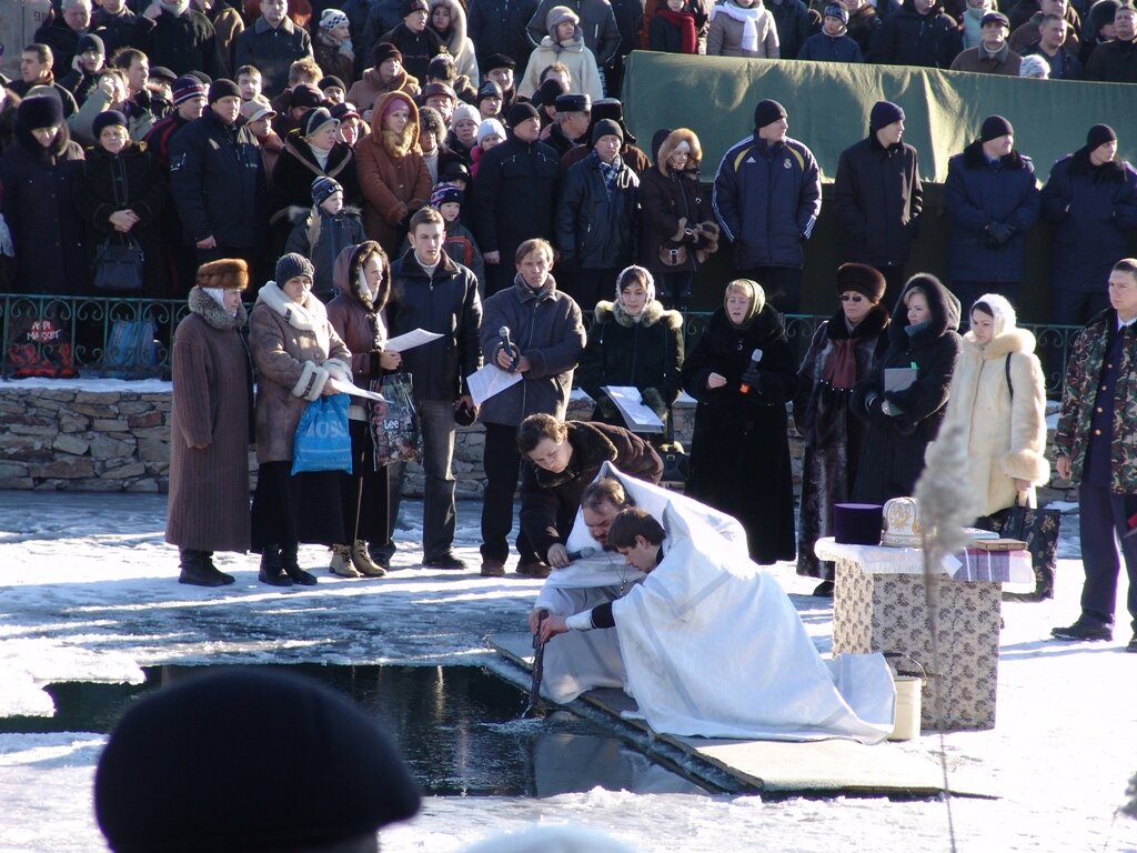 Празднование Крещения в Алчевске