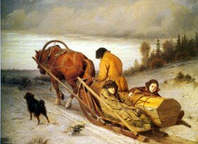 Проводы покойника. Василий Перов
