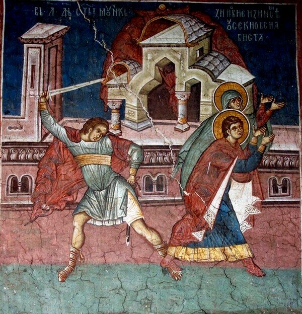 Священномученик Зиновий Егейский, и сестра его мученица Зиновия