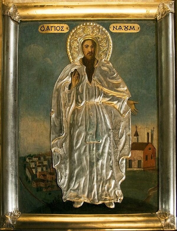 Преподобный Наум Охридский Icon of Saint_Naum in Miskolc