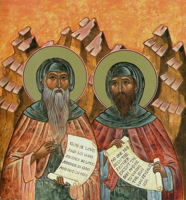 Преподобные Варсонофий Великий и Иоанн Пророк 