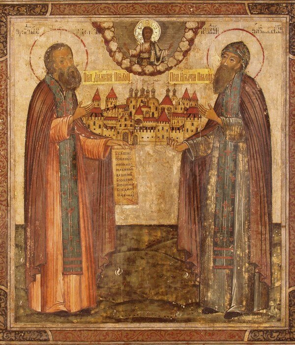 Преподобные Димитрий и Игнатий Прилуцкие, с обителью
