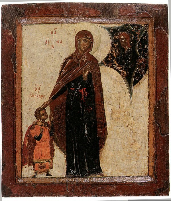 Святые мученики Кирик и Иулитта Афон, Протат, XV век