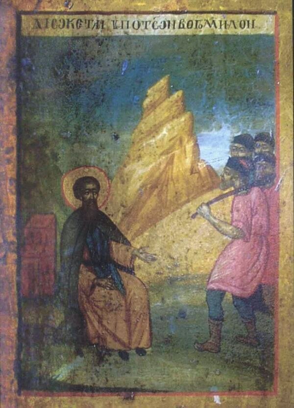 Преподобный Наум Охридский и богомолы 