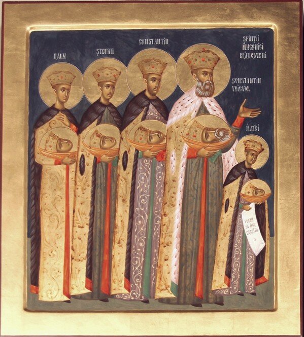 Мученики князь Константин Брынковяну и его сыновья