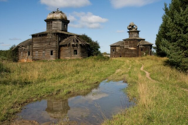 Деревня Тулгас, Архангельской области..