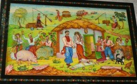Алчевская православная молодежка на выставке работ народных мастеров Луганщины