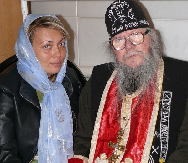 Схиархимандрит Кирилл (Михличенко) и Елизавета Дьяченко