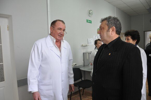 Владимир Капральский в кардиологическом отделении
