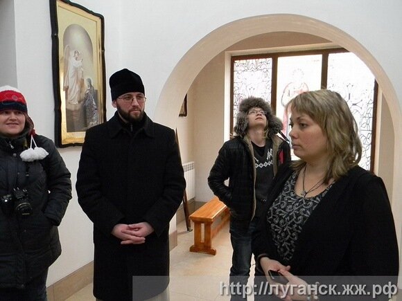 Луганское СМИ и блоггеры в Алчевской духовной Лечебнице
