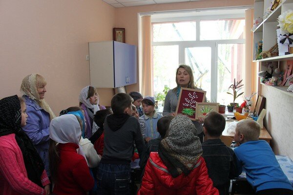 Школьники г. Перевальска в гостях Алчевской Духовной лечебницы