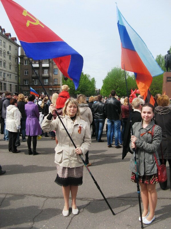 Празднование Дня Победы в Алчевске, 2014 год