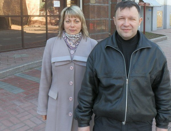 Елизавета Дьченко и волонтёр Духовной Лечебницы Андрей 