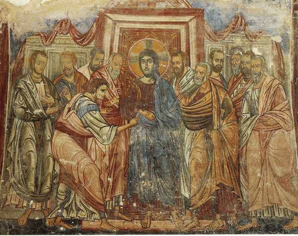 Уверение Фомы; Византия, XIII в. Греция. Арта, Влахернский монастырь