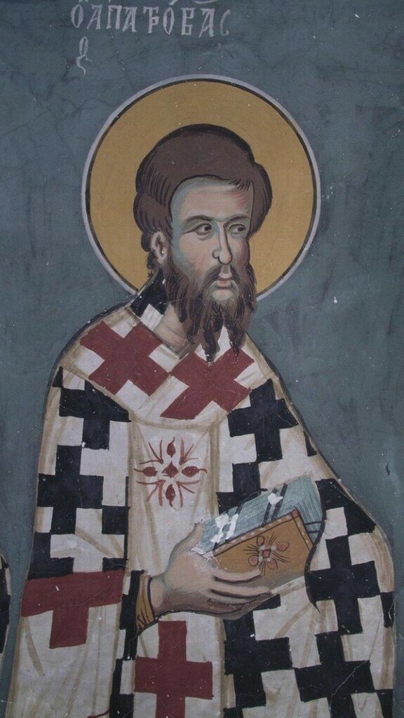  Святой апостол Патров Кипр, Калопанайотис, монастырь св. Иоанна Лампадистиса. 1400 год.