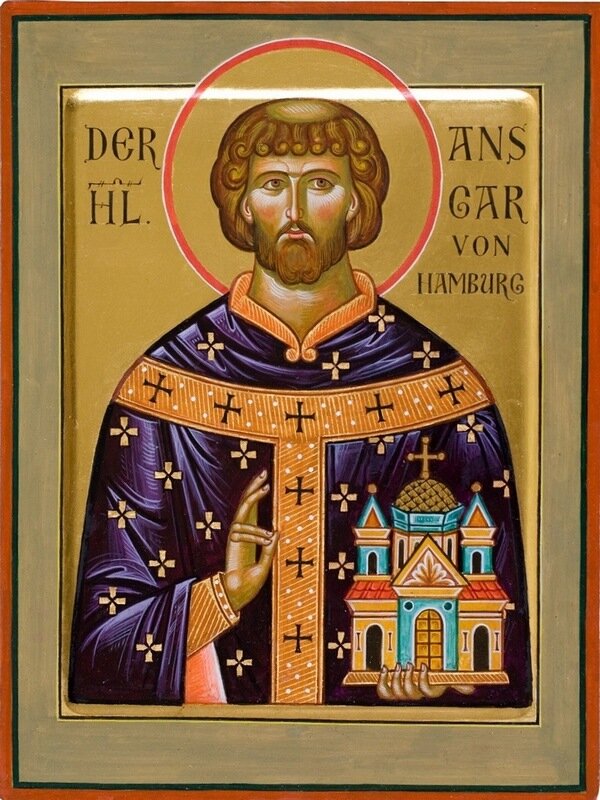  Святитель Ансгар епископ Гамбургский 