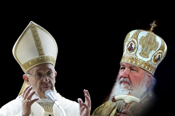 Патриарх Московский и всея Руси Кирилл и папа римский Франциск