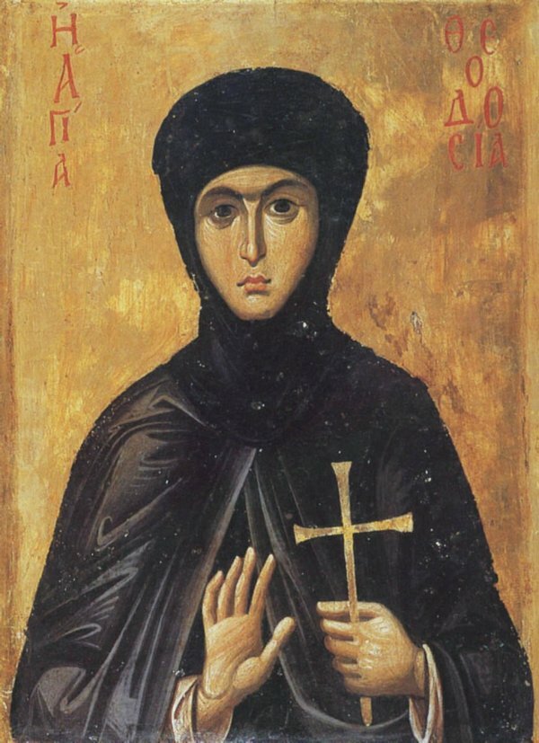 Преподобномученица Феодосия дева, Константинопольская