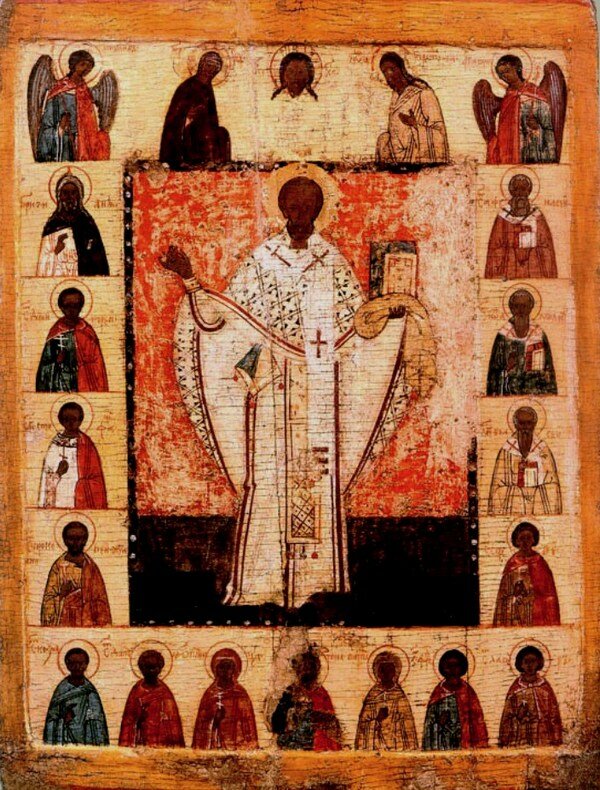 Святитель Никола Зарайский с Деисусом и избранными святыми.