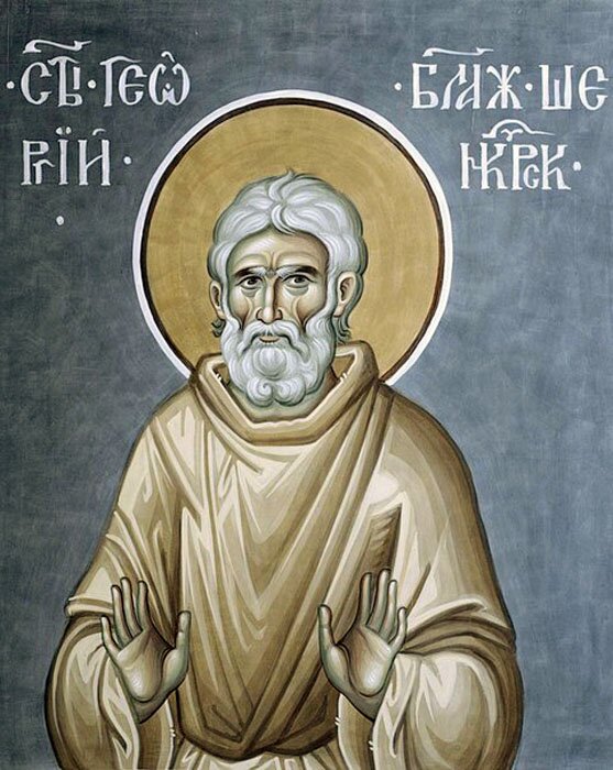Блаженный Георгий Шенкурский, Христа ради юродивый, чудотворец