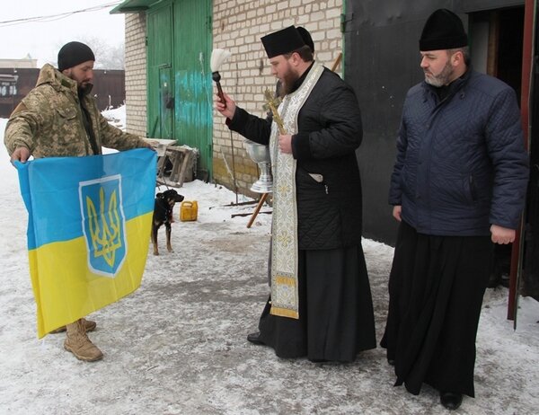 Представители руководства УПЦ КП поздравили военных разведчиков с новогодними праздниками
